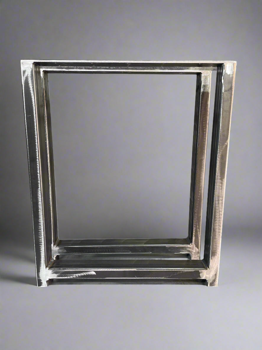 Heavy Duty Metal Table Legs Set of 2 | Industrial Solid Steel Dining & Kitchen