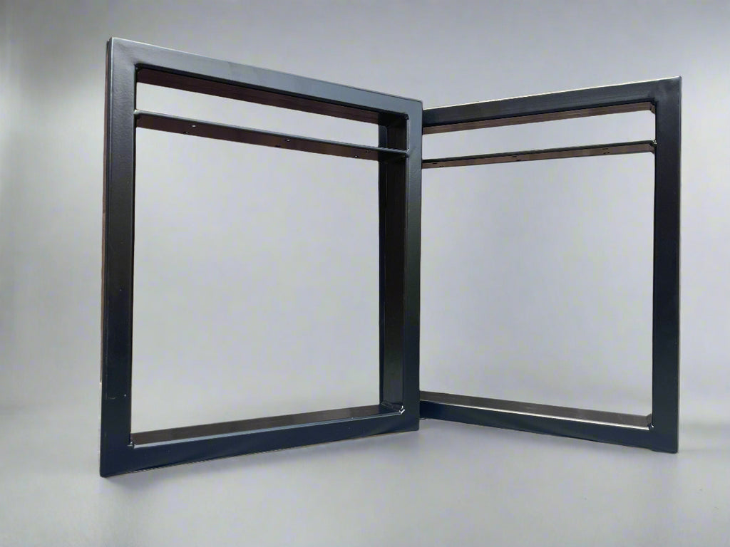 Heavy Duty Metal Bench Legs | Industrial Handmade Table Support | Rustic Style for DIY Projects & Home Decor