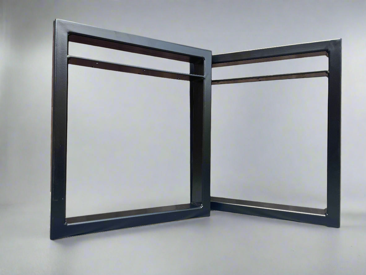 Heavy Duty Metal Bench Legs | Industrial Handmade Table Support | Rustic Style for DIY Projects & Home Decor