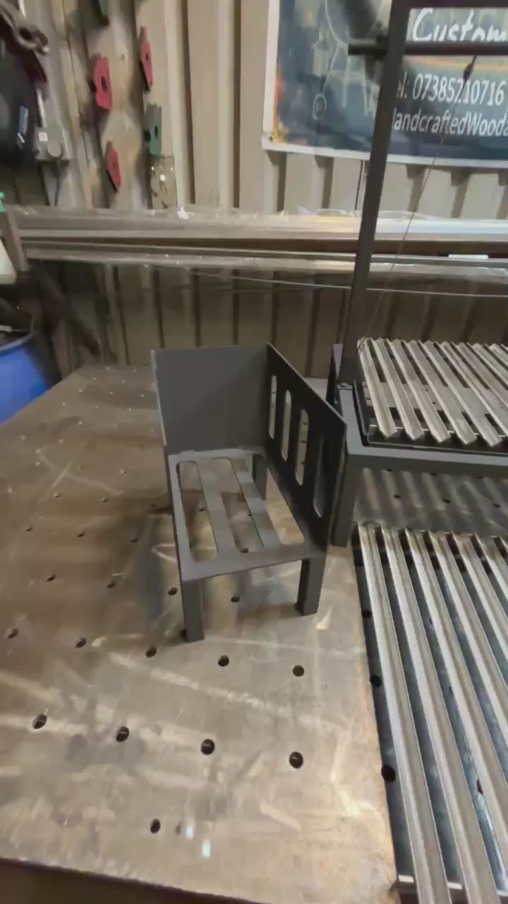 Custom Heavy Duty BBQ Grill with Height Adjustment – Free UK Delivery