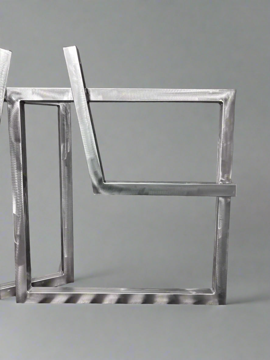 Heavy duty Pair of metal bench legs with backrest