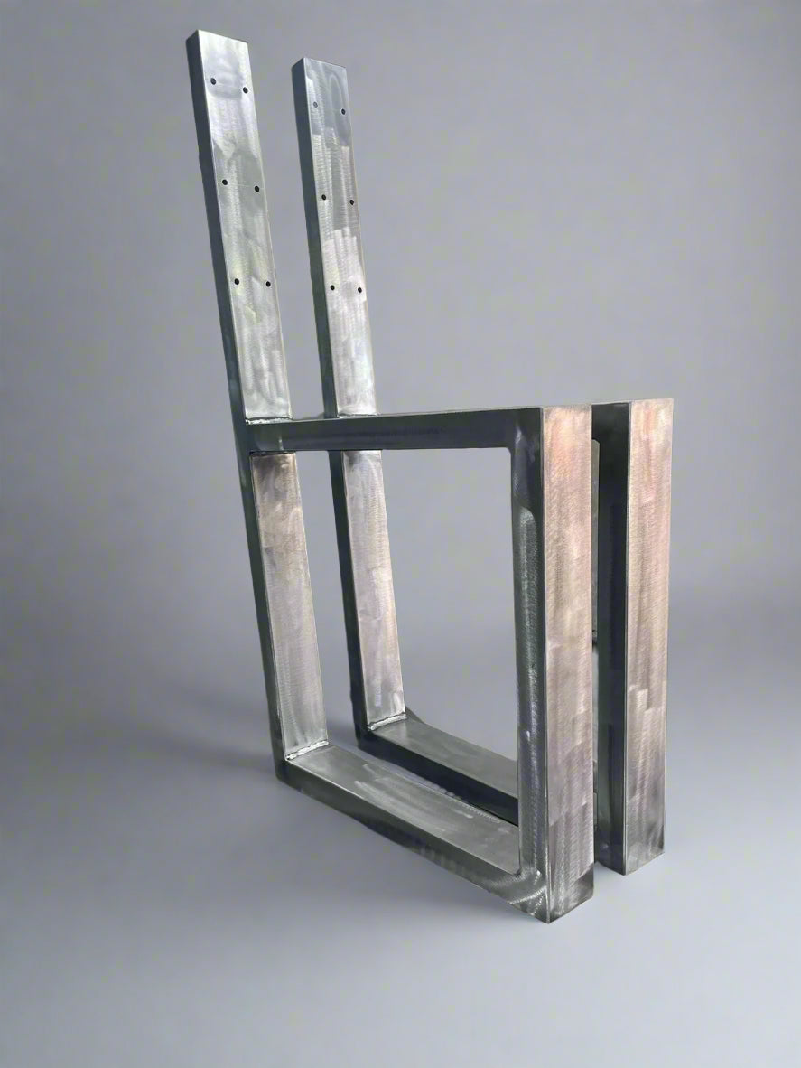 Pair of solid metal Bench Legs